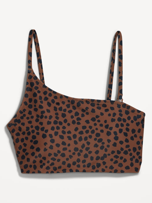 Printed Convertible Bandeau Bikini Swim Top for Women