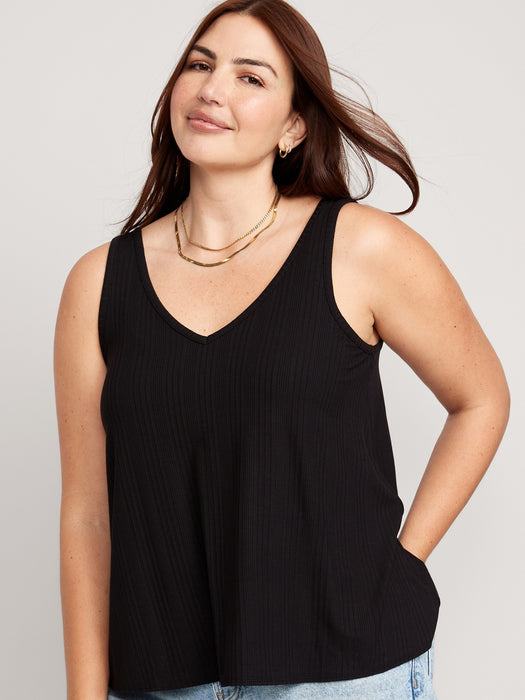 Sleeveless Luxe Swing T-Shirt for Women