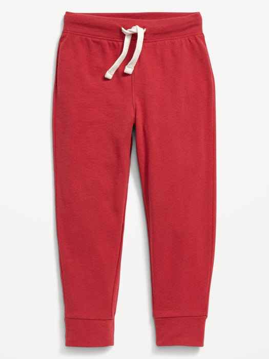 Unisex Functional Drawstring Solid Sweatpants for Toddler