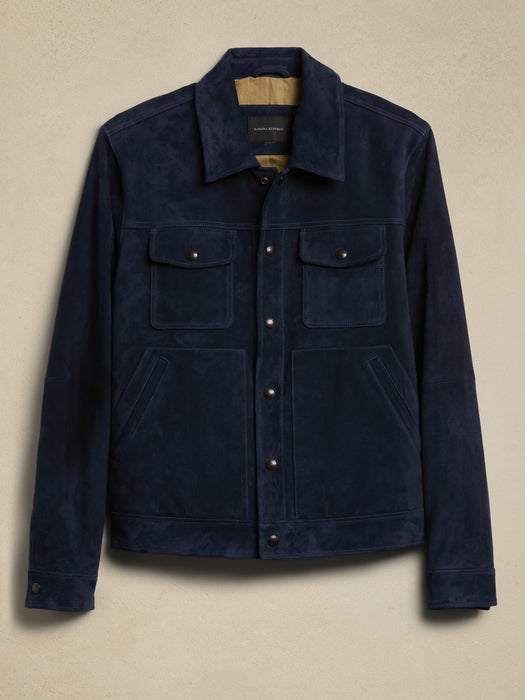 Suede Trucker Jacket