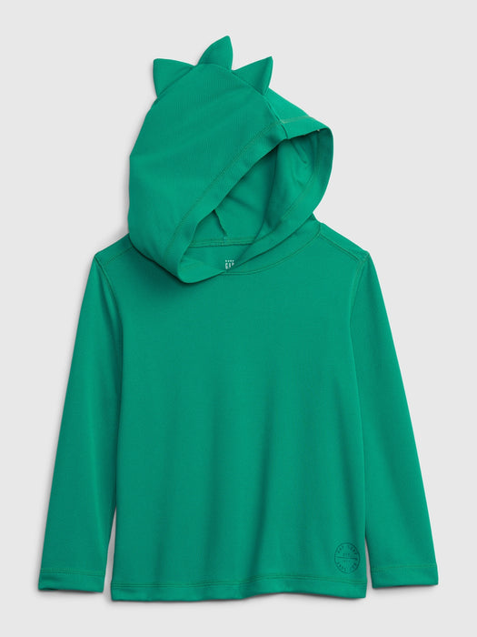 Toddler 100% Recycled Dino Hoodie Rash Guard