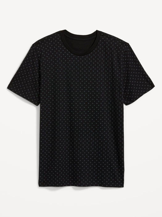 Soft-Washed Printed Crew-Neck T-Shirt for Men