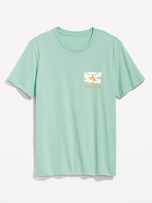 Soft-Washed Graphic T-Shirt for Men