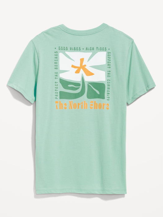 Soft-Washed Graphic T-Shirt for Men