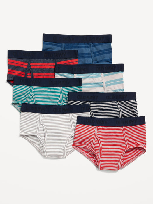 Printed Brief Underwear 7-Pack for Boys