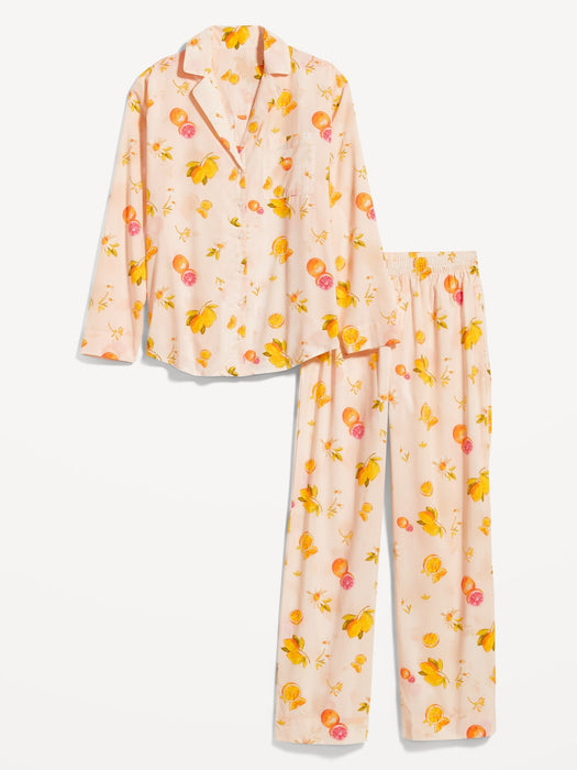 Matching Printed Pajama Set for Women