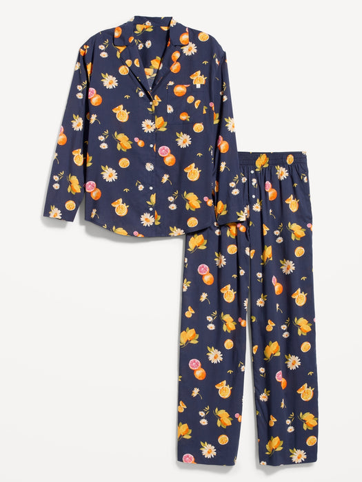 Matching Printed Pajama Set for Women