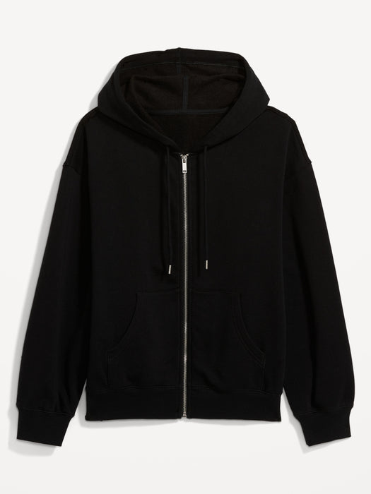 Slouchy Fleece Full-Zip Hoodie for Women