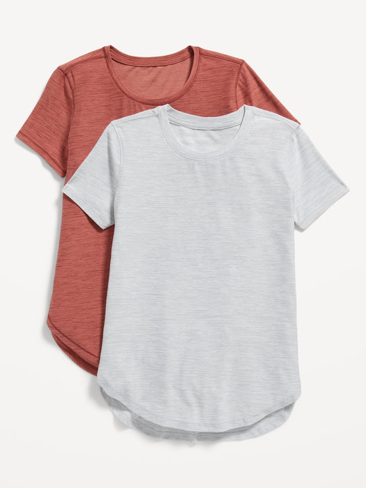 Breathe ON Tulip-Hem Performance T-Shirt 2-Pack for Girls