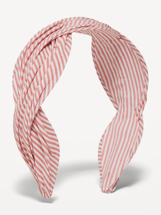 Printed Fabric-Covered Headband for Women