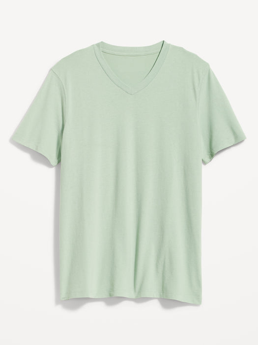 Soft-Washed V-Neck T-Shirt for Men