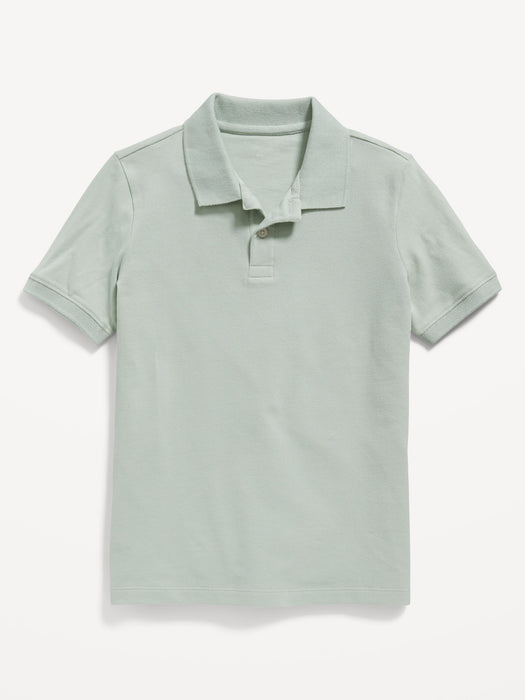School Uniform Built-In Flex Polo Shirt for Boys