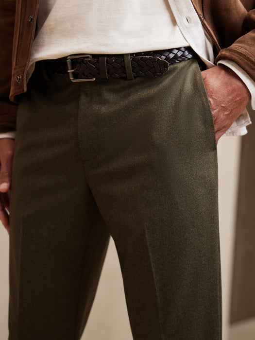 Tapered Perfect Flannel Dress Pant