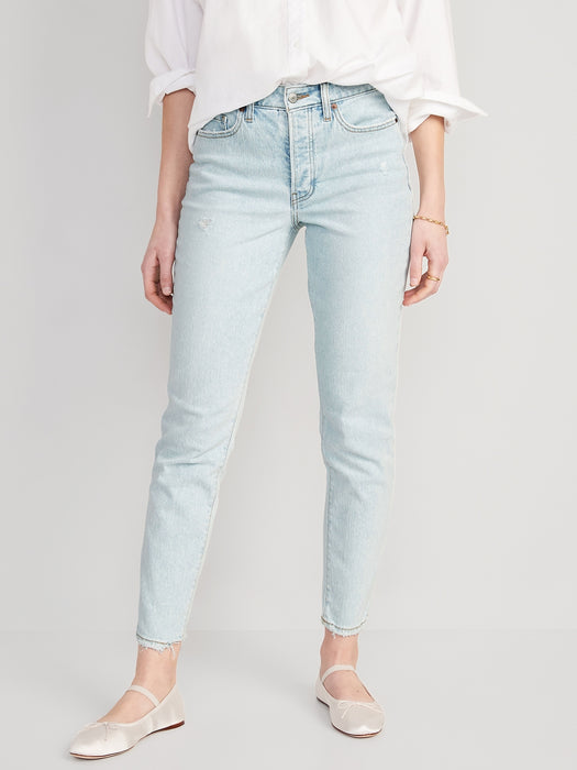 High-Waisted OG Straight Ankle Jeans for Women