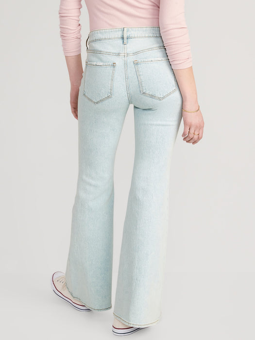 Mid-Rise Super-Flare Jeans for Women