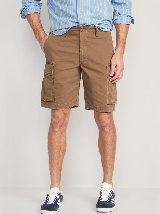Relaxed Lived-In Cargo Shorts -- 10-inch inseam