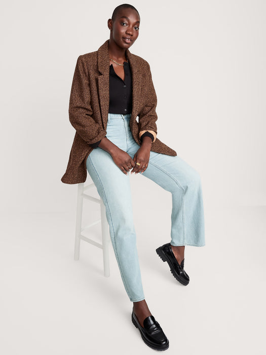 Mid-Rise Baggy Loose Jeans for Women