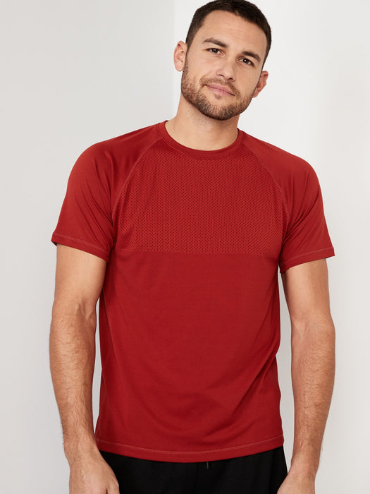 Go-Dry Cool Textured Performance T-Shirt for Men
