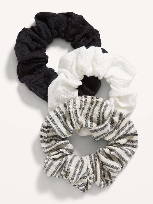 Scrunchie Hair-Tie 3-Pack for Women