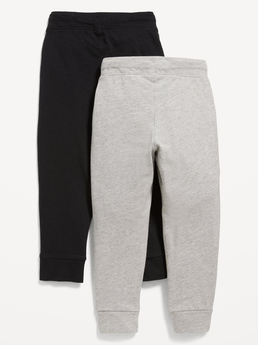 Unisex 2-Pack Functional-Drawstring Pants for Toddler