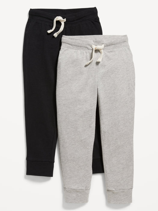 Unisex 2-Pack Functional-Drawstring Pants for Toddler