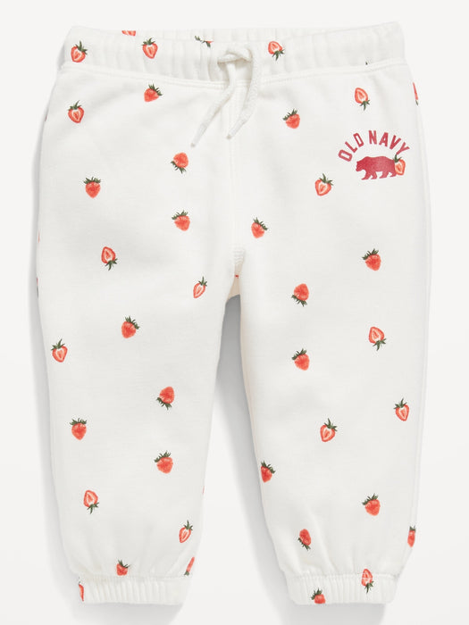 Unisex Printed Logo-Graphic Sweatpants for Baby