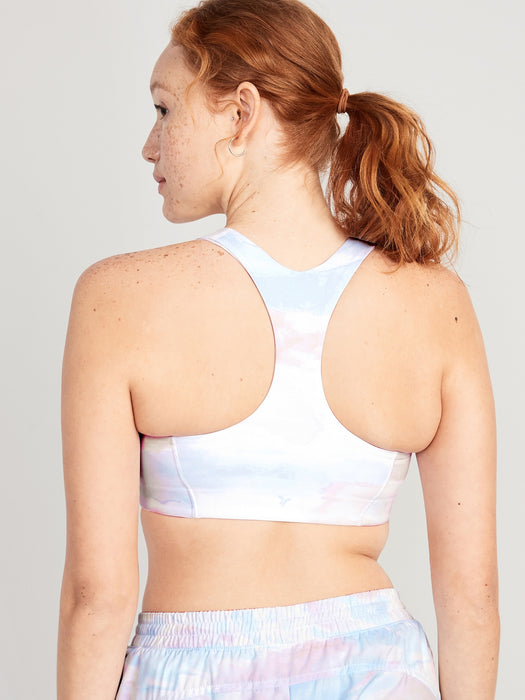 Medium Support PowerSoft Racerback Sports Bra for Women XS-XXL