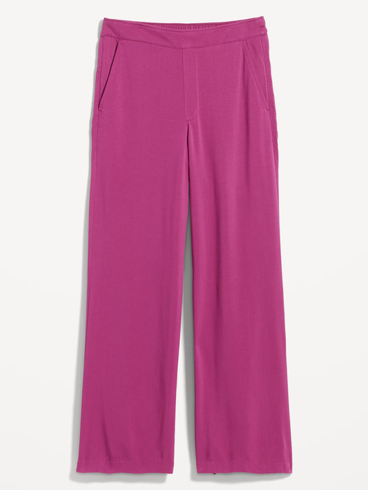 High-Waisted Playa Soft-Spun Wide-Leg Pants for Women