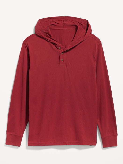 Long-Sleeve Jersey Pullover Hoodie for Men