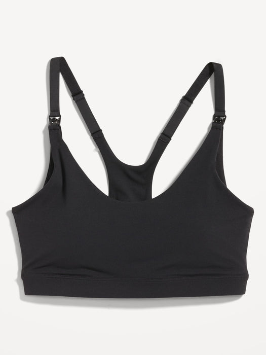 Maternity Medium-Support PowerLite LYCRA® ADAPTIV Racerback Nursing Sports Bra