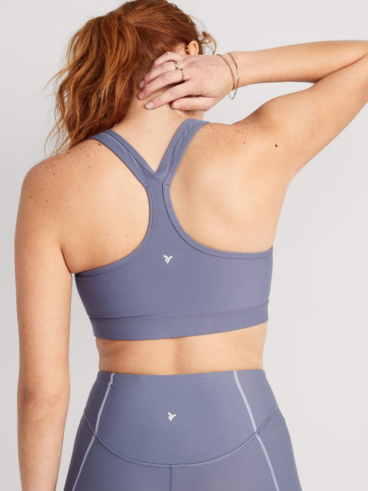 Medium-Support PowerSoft Racerback Sports Bra for Women 2X-4X