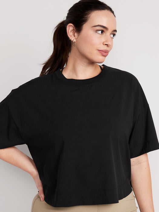 StretchTech Cropped T-Shirt