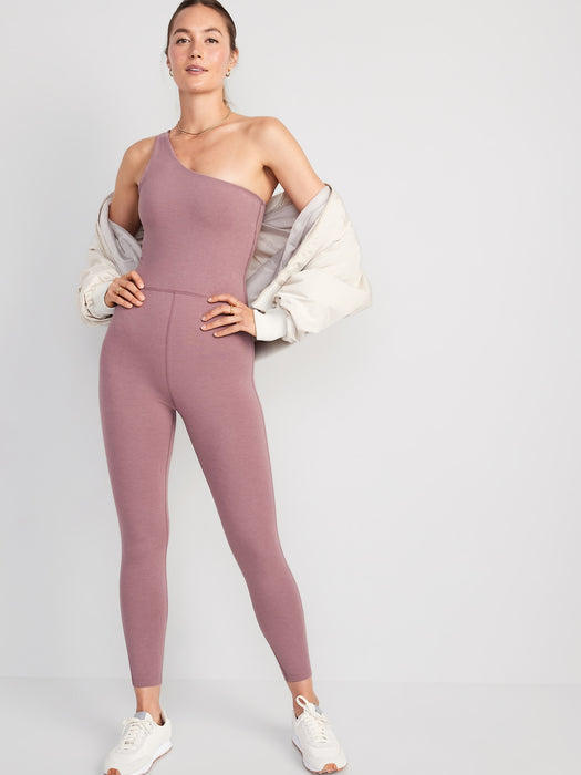 One-Shoulder PowerChill 7/8-Length Bodysuit for Women
