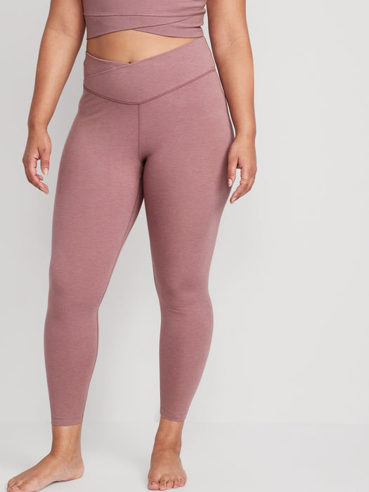 Extra High-Waisted PowerChill Crossover 7/8-Length Leggings for Women