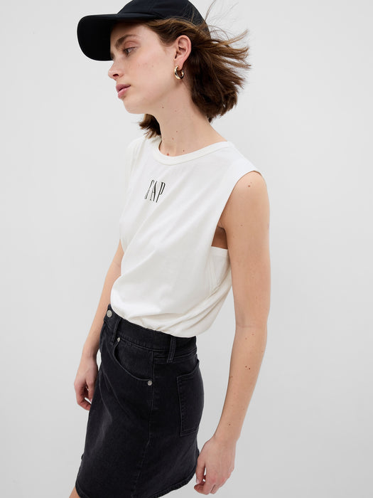 Gap Logo Muscle Sleeveless T-Shirt