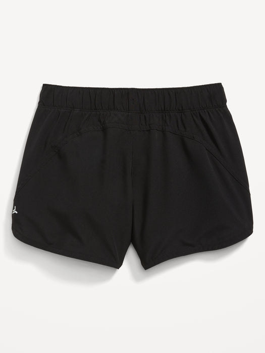 Dolphin-Hem Run Shorts for Girls