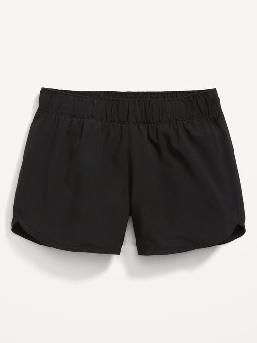 Dolphin-Hem Run Shorts for Girls