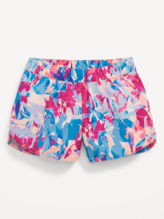 Dolphin-Hem Run Shorts for Girls