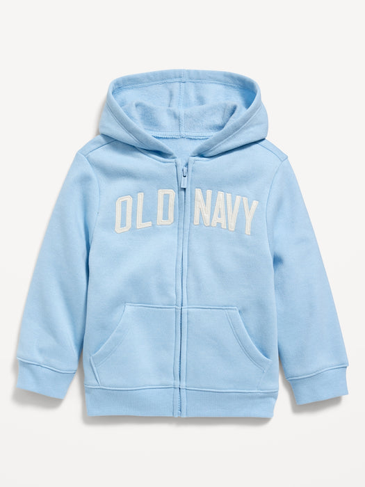 Unisex Logo-Graphic Zip Hoodie for Toddler