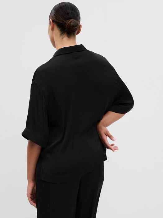 Satin PJ Shirt
