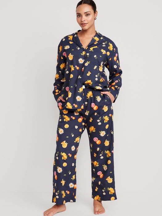 Matching Printed Pajama Set for Women