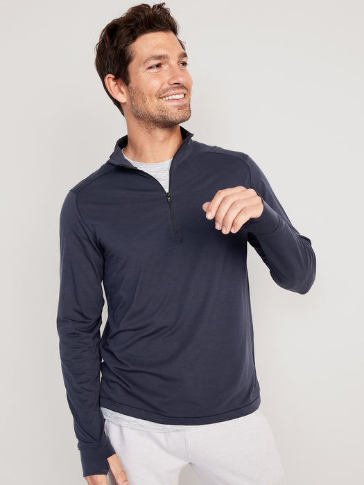 4-Way-Stretch Performance Half-Zip Top for Men
