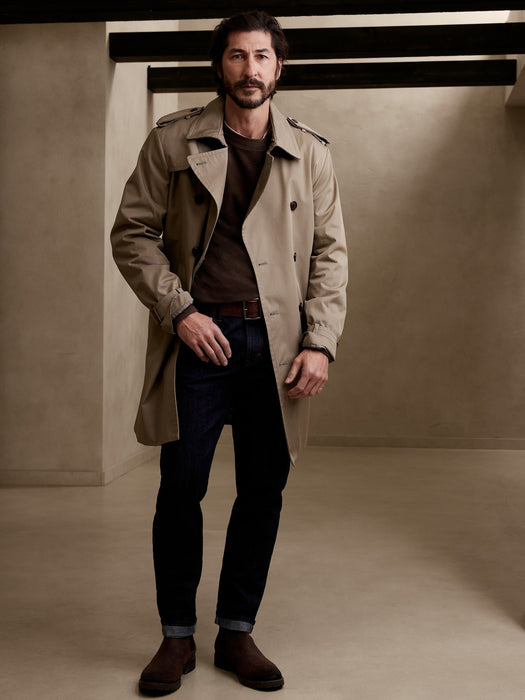 Water-Resistant Trench Coat