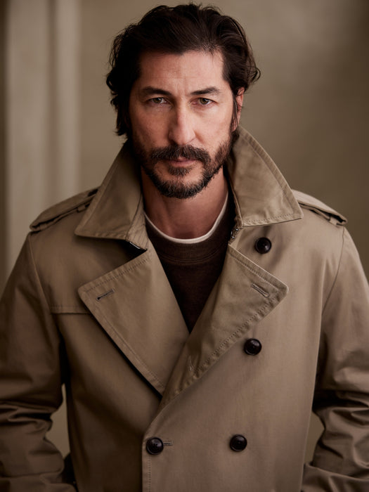 Water-Resistant Trench Coat