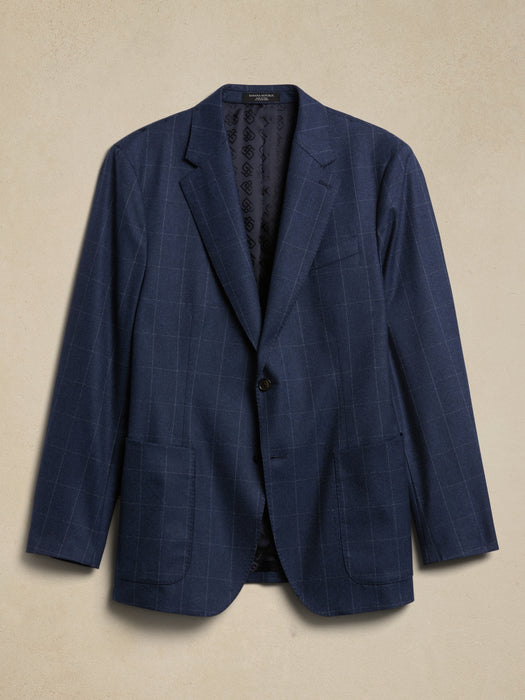 Perfect Italian Flannel Suit Jacket