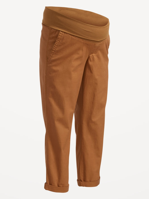 Maternity Rollover-Waist OGC Chino Pants