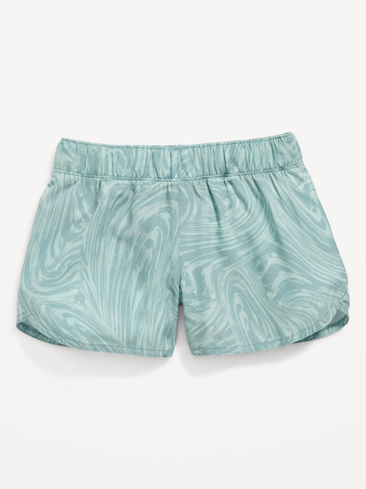 Dolphin-Hem Run Shorts for Girls