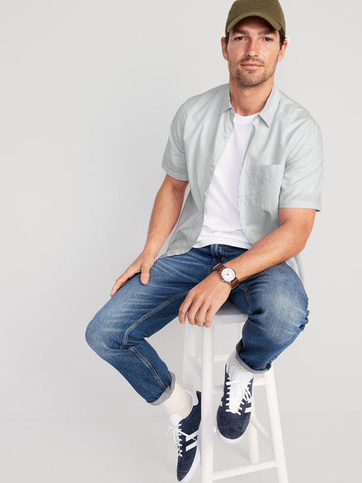 Regular-Fit Everyday Poplin Shirt for Men