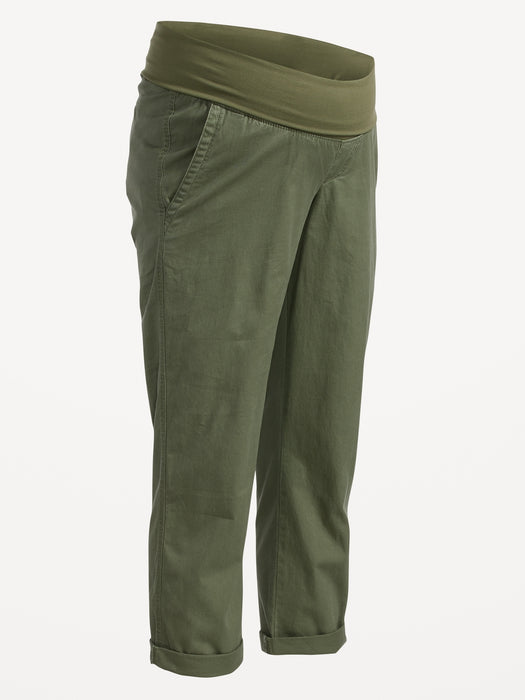 Maternity Rollover-Waist OGC Chino Pants