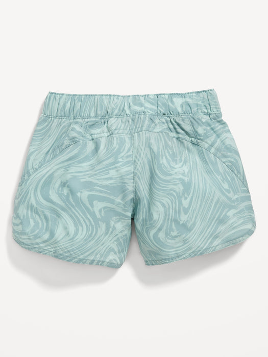 Dolphin-Hem Run Shorts for Girls